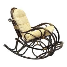 Кресло-качалка ЭкоДизайн Кресло-качалка с подножкой, 05/11 Б (подушка шенилл) арт. ZN-161144