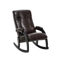 Кресло-качалка Мебель Импэкс Кресло-качалка Модель 67 Венге, к/з Vegas Lite Amber арт. 2102719000000