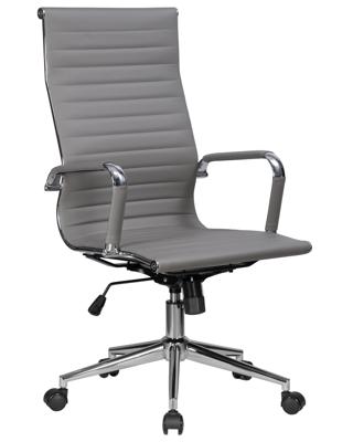 Кресло руководителя DOBRIN Офисное кресло для руководителей DOBRIN CLARK SIMPLE, серый (47) арт. LMR-101B_M_EL-grey