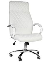 Кресло руководителя DOBRIN Офисное кресло для руководителей DOBRIN BENJAMIN, белый арт. LMR-117B