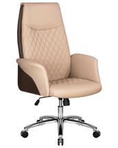 Кресло руководителя DOBRIN Офисное кресло для руководителей DOBRIN LEONARD, коричнево-бежевый арт. LMR-128B_M_EL-brown-beige