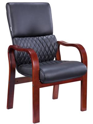 Кресло руководителя Everprof Кресло Everprof President Wood (Президент Вуд) CF Экокожа Черный арт. ZN-433941
