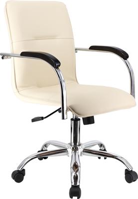 Кресло руководителя Everprof Кресло Everprof Samba (Самба) Wood T Экокожа Бежевый арт. ZN-434183