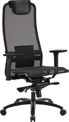 Кресло руководителя Everprof Кресло Deco Black Lux (Дэко Блэк Люкс) Сетка Черный арт. ZN-434201