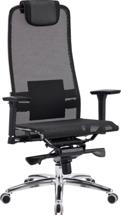Кресло руководителя Everprof Кресло Deco Lux (Дэко Люкс) Сетка Черный арт. ZN-434200