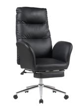 Кресло руководителя Stool Group Кресло руководителя TopChairs Solid с оттоманкой черный арт. УТ000040808