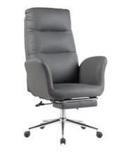 Кресло руководителя Stool Group Кресло руководителя TopChairs Solid NC с оттоманкой серый арт. УТ000041760