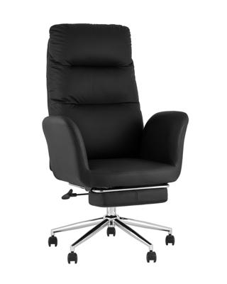 Кресло руководителя TopChairs Кресло руководителя TopChairs Solid NC с оттоманкой черный арт. УТ000041759