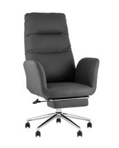 Кресло руководителя TopChairs Кресло руководителя TopChairs Solid NC с оттоманкой серый арт. УТ000041760