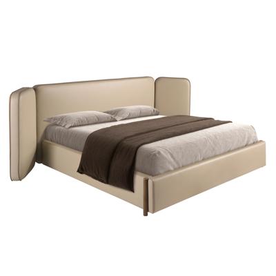 Кровать Angel Cerda Кровать 7218 из экокожи цвета норки для матраса 180 х 200 см арт. 459593