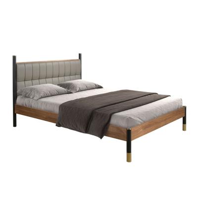 Кровать Angel Cerda Кровать 7169 из темно-серой экокожи для матраса 150×200 арт. 273110