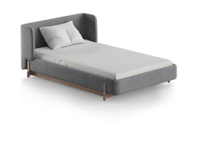 Кровать Ellipsefurniture Кровать Basic спальное место 120*200 см (серый, антивандальная) арт. BS01185500506