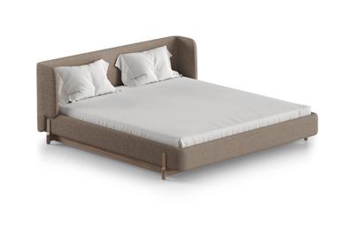 Кровать Ellipsefurniture Кровать Basic спальное место 180*200 см (бежевый, букле) арт. BS01215503804