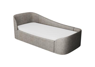 Кровать Ellipsefurniture Диван-кровать KIDI Soft с низким изножьем 90*200 см R (коричневый, рогожка) арт. KD010324620401