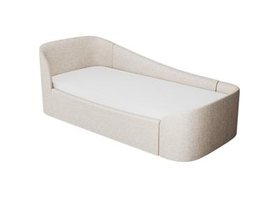 Кровать Ellipsefurniture Диван-кровать KIDI Soft с низким изножьем 90*200 см R (бежевый, рогожка) арт. KD010303620401