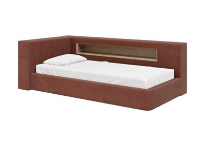 Кровать Ellipsefurniture Диван-кровать Cube c нишей L (сиена FiberGuard) арт. CU01105513907