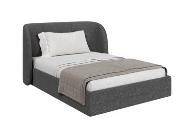 Кровать Ellipsefurniture Кровать двуспальная Classic 140 см (серый, букле) арт. СF01122500504