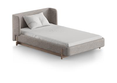 Кровать Ellipsefurniture Кровать Basic спальное место 120*200 см (бежевый, рогожка) арт. BS01185503805