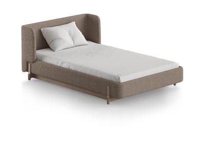 Кровать Ellipsefurniture Кровать Basic спальное место 120*200 см (бежевый, букле) арт. BS01185503804