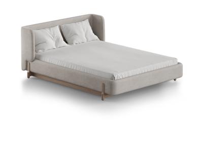 Кровать Ellipsefurniture Кровать Basic спальное место 140*200 см (молочный, рогожка) арт. BS01195500205