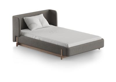 Кровать Ellipsefurniture Кровать Basic спальное место 120*200 см (капучино, твид) арт. BS01187108103