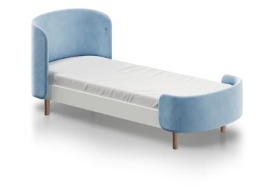 Кровать Ellipsefurniture Кровать KIDI Soft для детей от 3 до 7 лет (голубой) арт. KD040102010198
