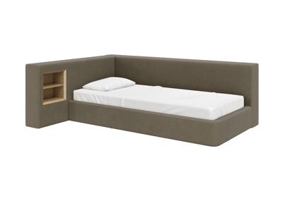 Кровать Ellipsefurniture Диван-кровать Cube c нишей M (серо-зеленый FiberGuardе) арт. CU01115510607