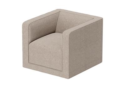 Кровать Ellipsefurniture Кресло Cube (бежевый, букле) арт. CU01022503804