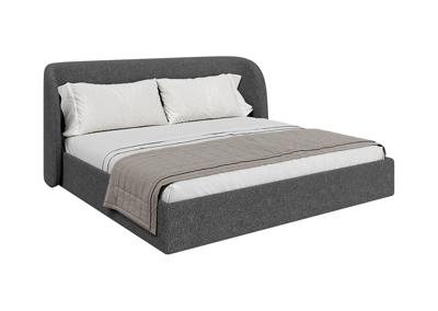 Кровать Ellipsefurniture Кровать двуспальная Classic 200 см (серый, букле) арт. СF01152500504