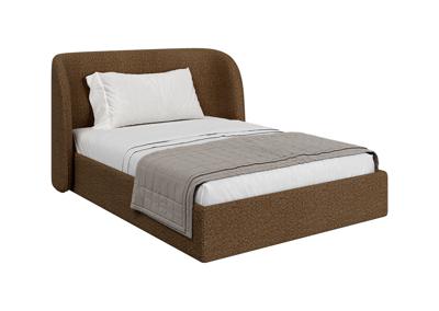 Кровать Ellipsefurniture Кровать двуспальная Classic 140 см (коричневый, рогожка) арт. СF01122500305