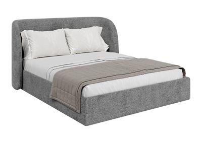 Кровать Ellipsefurniture Кровать двуспальная Classic 160 см (серый, рогожка) арт. СF01132500505