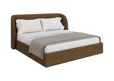 Кровать Ellipsefurniture Кровать двуспальная Classic 180 см (коричневый, рогожка) арт. СF01142500305