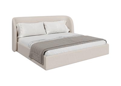 Кровать Ellipsefurniture Кровать двуспальная Classic 200 см (молочный, рогожка) арт. СF01152500205