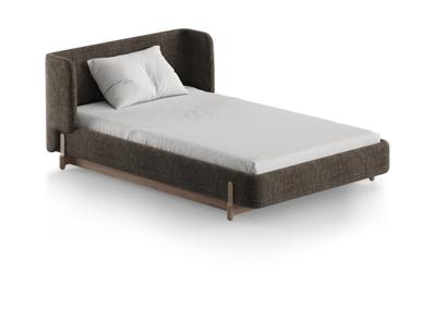 Кровать Ellipsefurniture Кровать Basic спальное место 120*200 см (коричневый, рогожка) арт. BS01185500305