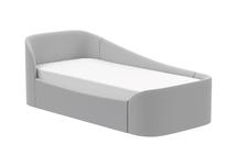 Кровать Ellipsefurniture Диван-кровать KIDI Soft с низким изножьем 90*200 см R (серый) арт. KD010502020101