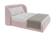 Кровать Ellipsefurniture Кровать двуспальная Classic 160 см (розовый, велюр) арт. СF010212150501