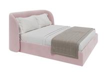 Кровать Ellipsefurniture Кровать двуспальная Classic 180 см (розовый, велюр) арт. СF010212160501