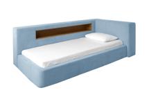 Кровать Ellipsefurniture Диван-кровать Cube c нишей L (голубой) арт. CU01105501301