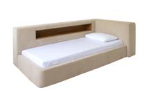 Кровать Ellipsefurniture Диван-кровать Cube c нишей L антивандальная ткань (молочный) арт. CU01105500206