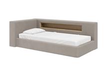 Кровать Ellipsefurniture Диван-кровать Cube c нишей L (бежевый, рогожка) арт. CU01105503805