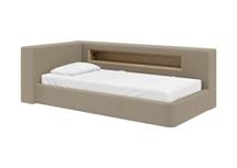 Кровать Ellipsefurniture Диван-кровать Cube c нишей L (бежевый, букле) арт. CU01105503804