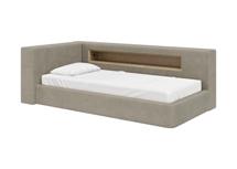 Кровать Ellipsefurniture Диван-кровать Cube c нишей L (светло-бежевый FiberGuard) арт. CU01105513707