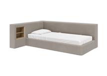 Кровать Ellipsefurniture Диван-кровать Cube c нишей M (бежевый, рогожка) арт. CU01115503805