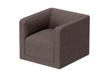 Кровать Ellipsefurniture Кресло Cube (шоколад, твид) арт. ZN-397042