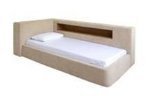 Кровать Ellipsefurniture Диван-кровать Cube c нишей L антивандальная ткань (молочный) арт. CU01105500206