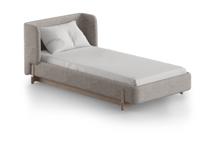 Кровать Ellipsefurniture Кровать Basic спальное место 90*200 см (бежевый, рогожка) арт. BS010102010101