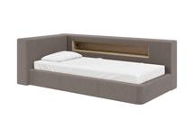 Кровать Ellipsefurniture Диван-кровать Cube c нишей L (капучино, твид) арт. CU01105508103