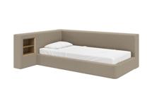 Кровать Ellipsefurniture Диван-кровать Cube c нишей M (бежевый, букле) арт. CU01115503804