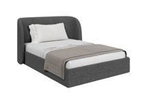 Кровать Ellipsefurniture Кровать двуспальная Classic 140 см (серый, букле) арт. СF01122500504