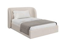 Кровать Ellipsefurniture Кровать двуспальная Classic 140 см (молочный, рогожка) арт. СF01122500205